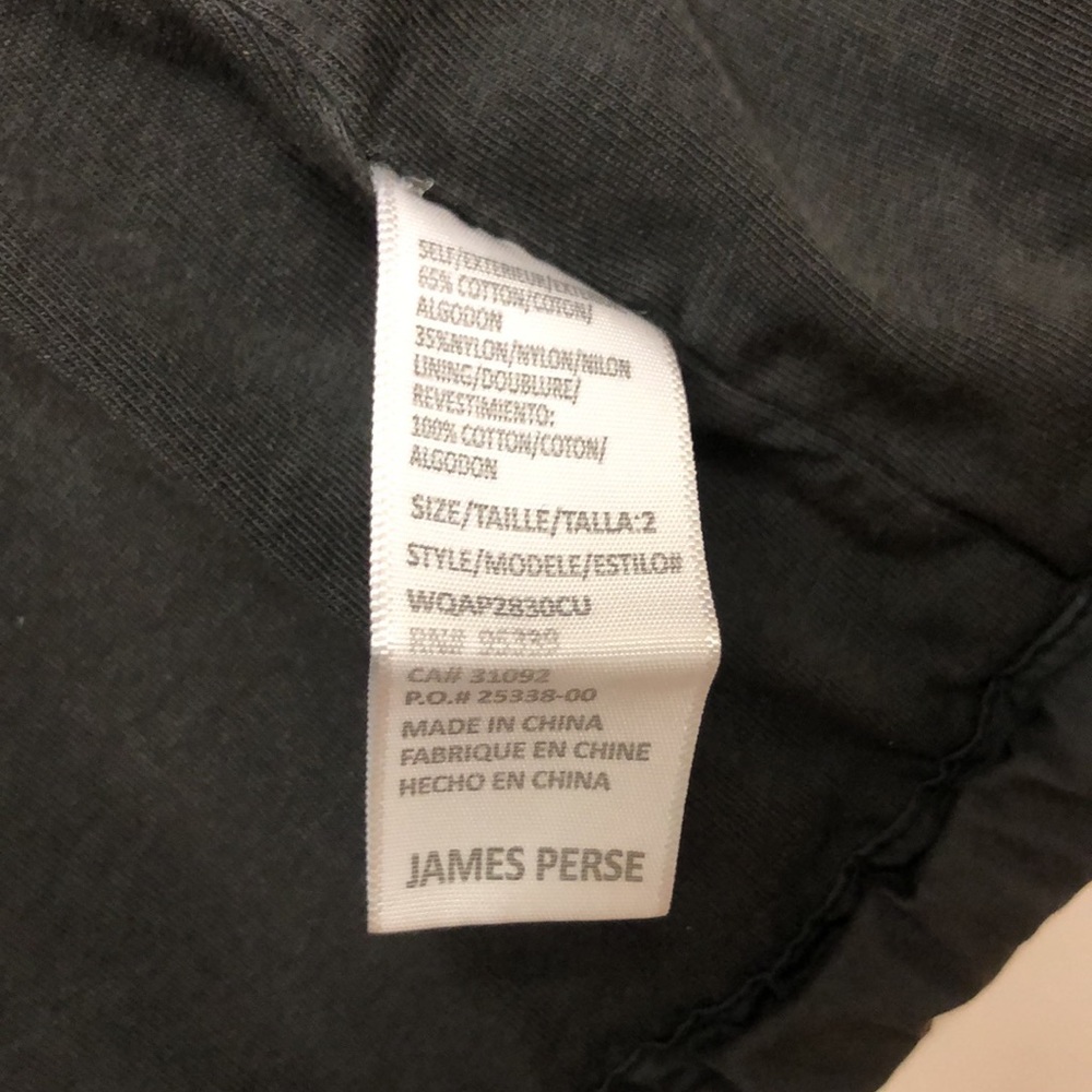 James Perse Cotton Blend Olive Green Gray Army Utility Jacket Hood 2 S 6 8 - Picture 10 of 11
